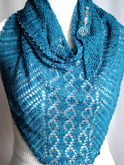 Shawl with Noteworthy Pin 4