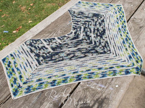 Lake Shore Crocheted Shawl 1