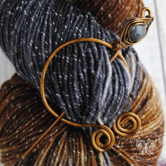 Bronze Penannular Shawl Pin