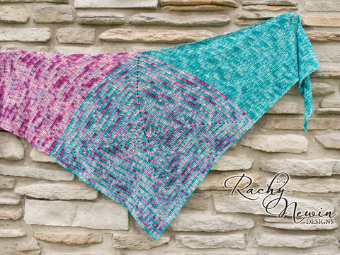 Spiral Out Crochet Shawl