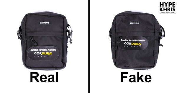 supreme shoulder bag ss18 real vs fake