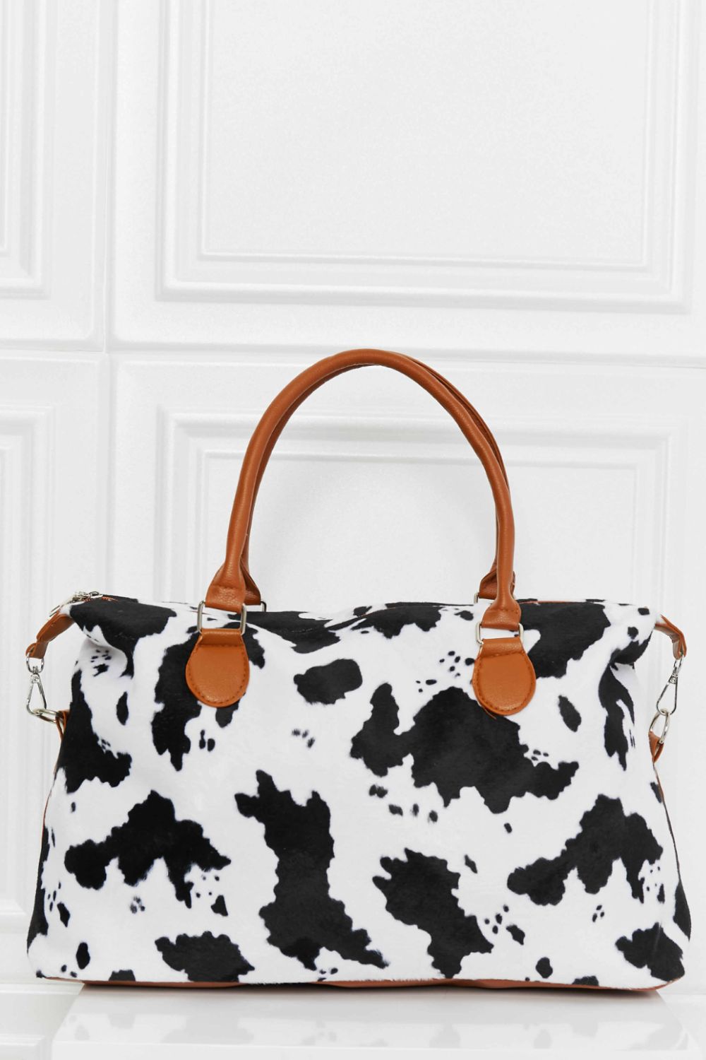 Brushed Animal Print Weekend Bag