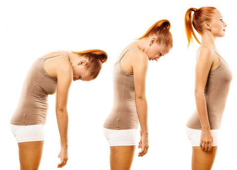 woman showing different kinds of standing posture
