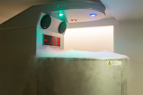 temperature monitor in cryotherapy chamber