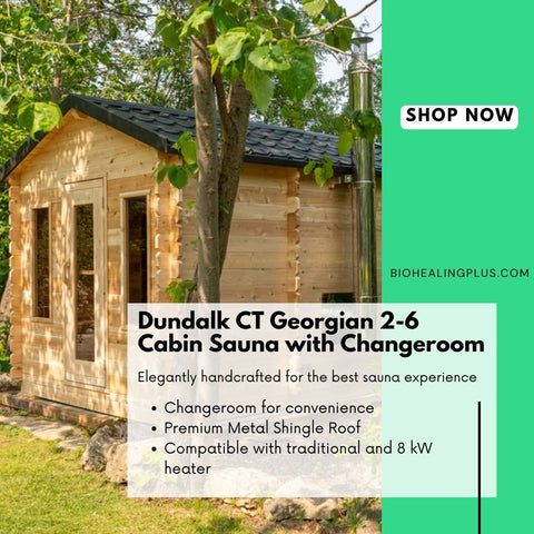 Dundalk CT Georgian 2-6 Cabin Sauna with Changeroom CTC88CW