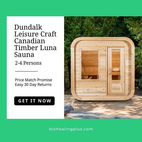 Dundalk Leisure Craft Canadian Timber Luna 2-4 Person Sauna