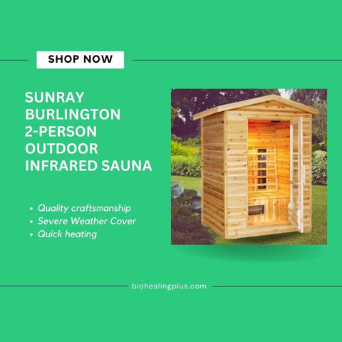 Sunray Burlington 2-Person Outdoor Infrared Sauna