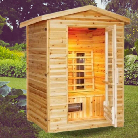 Sunray Burlington 2-Person Outdoor Infrared Sauna HL200D