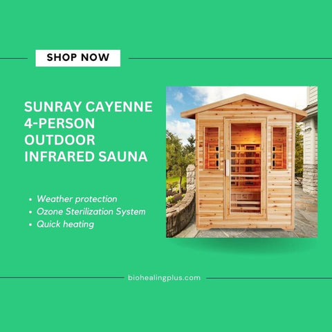 Sunray Cayenne 4-Person Outdoor Infrared Sauna