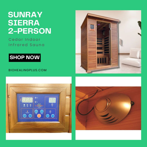 Sunray Sierra 2-Person Indoor Infrared Sauna