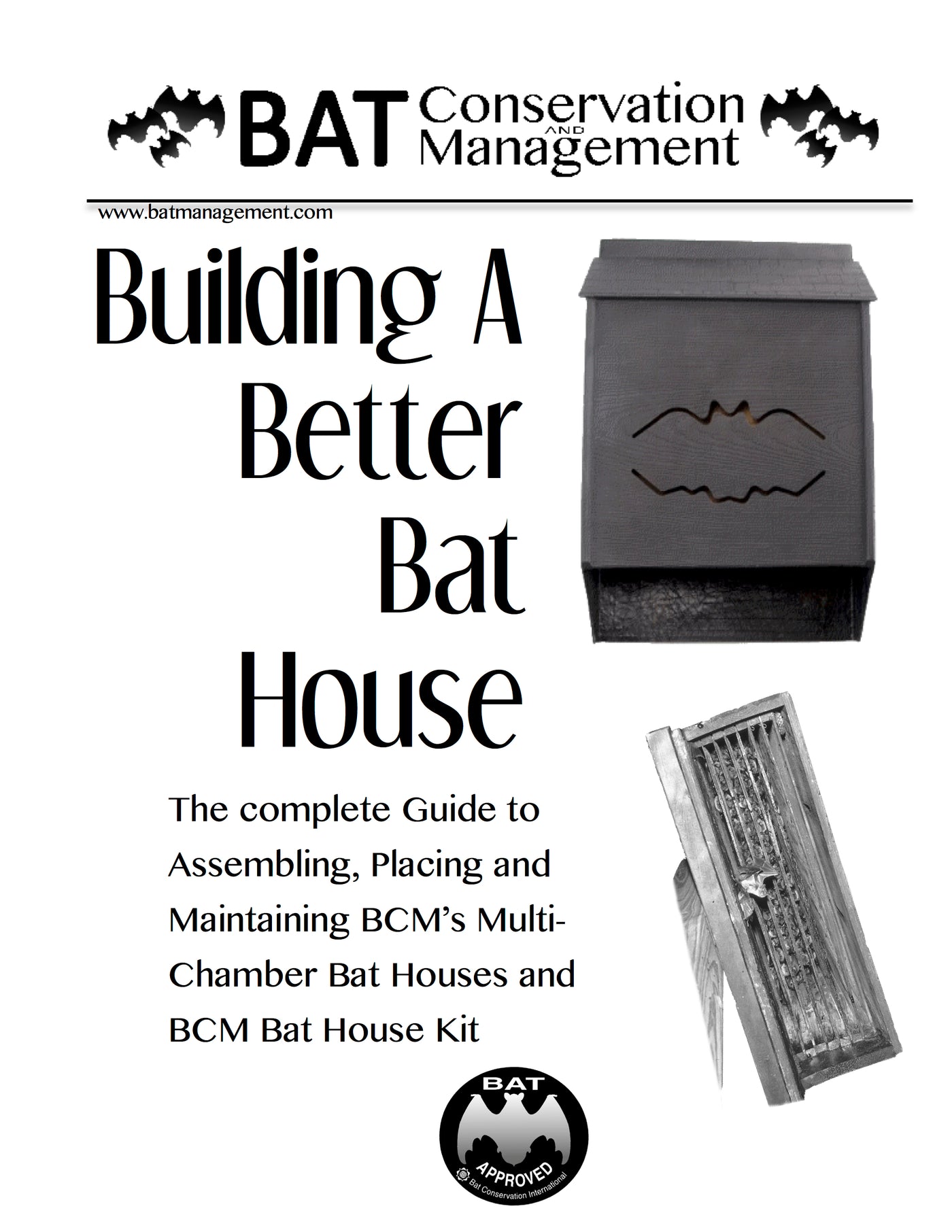 BCM Bat House Instruction Manual – Bat Conservation and ...