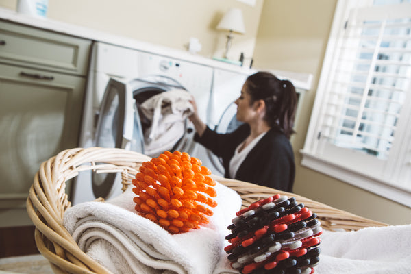 laundry day with cora ball sustainable laundry routine