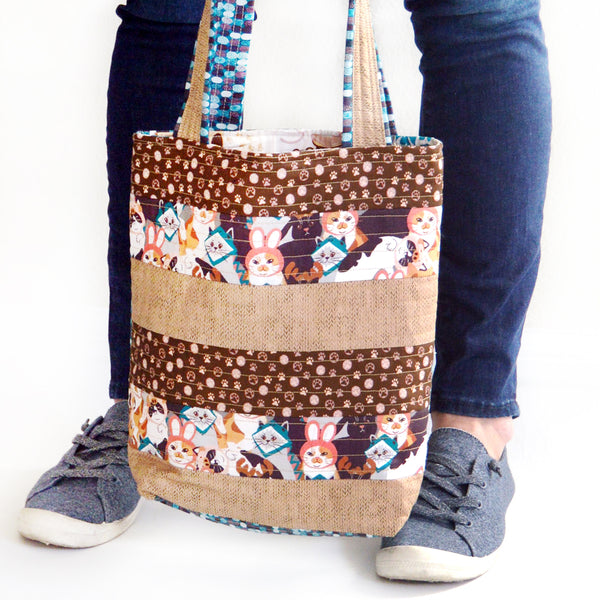 Threading My Way: No Frills Extra Large Tote Tutorial