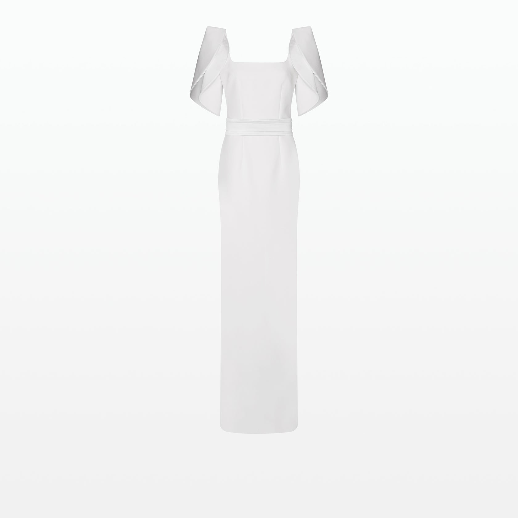 Dara Ivory Long Dress – Safiyaa London