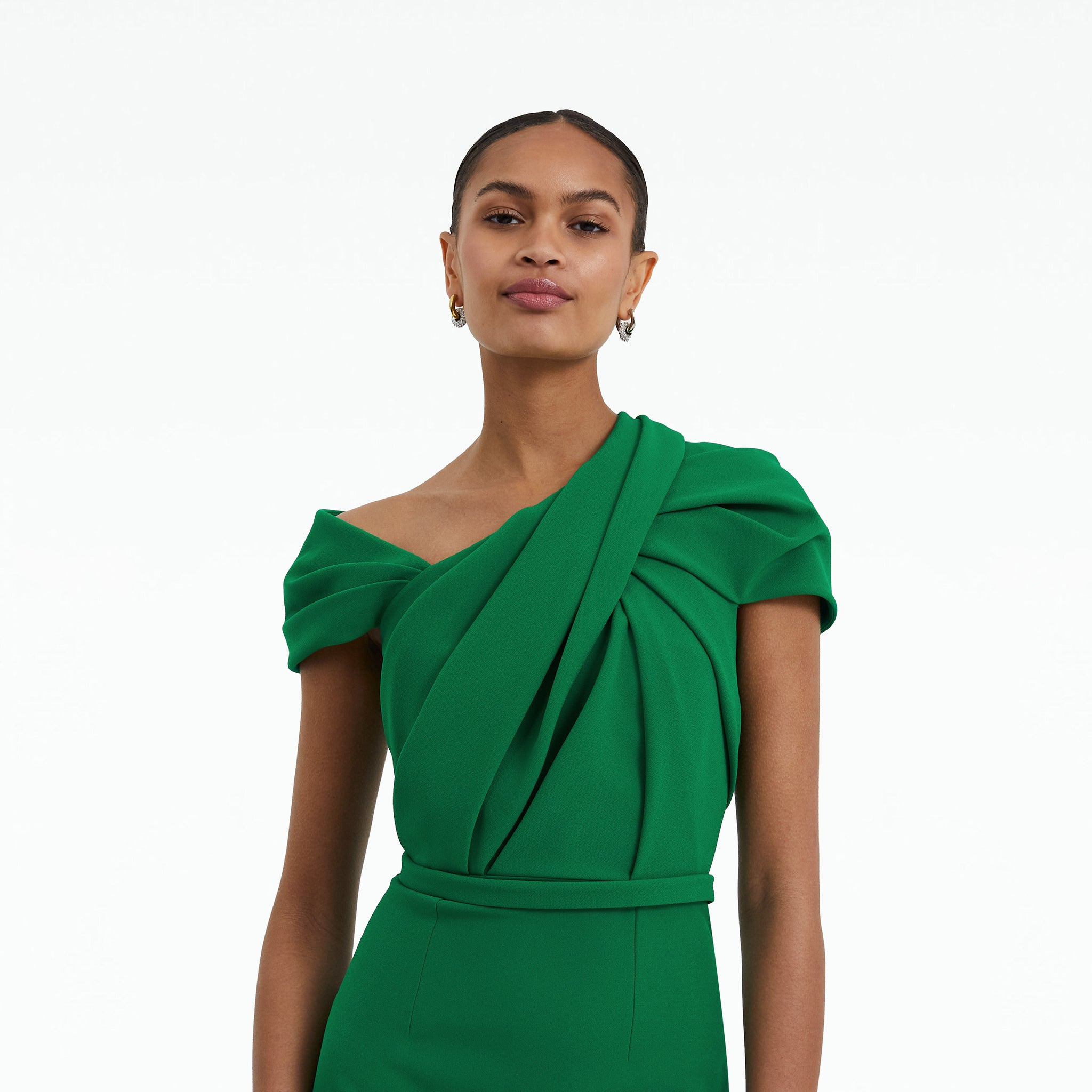 Dania Jewel Green Midi Dress – Safiyaa London