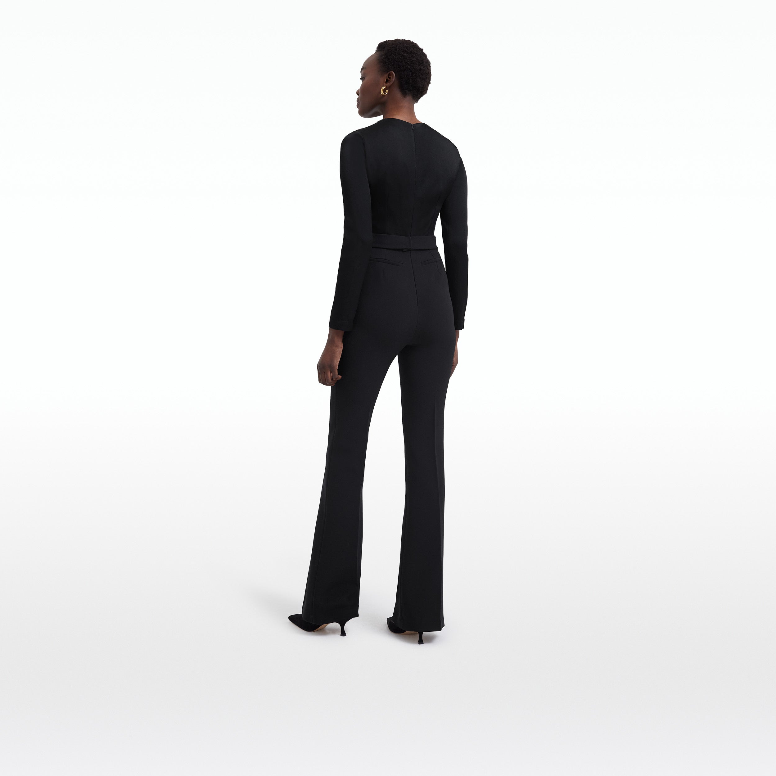 Veasna Black Jumpsuit – Safiyaa London