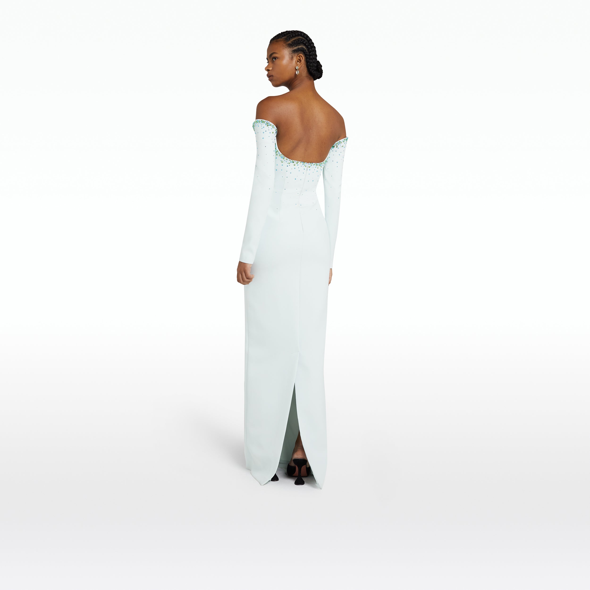 Bessy Glacier Long Dress