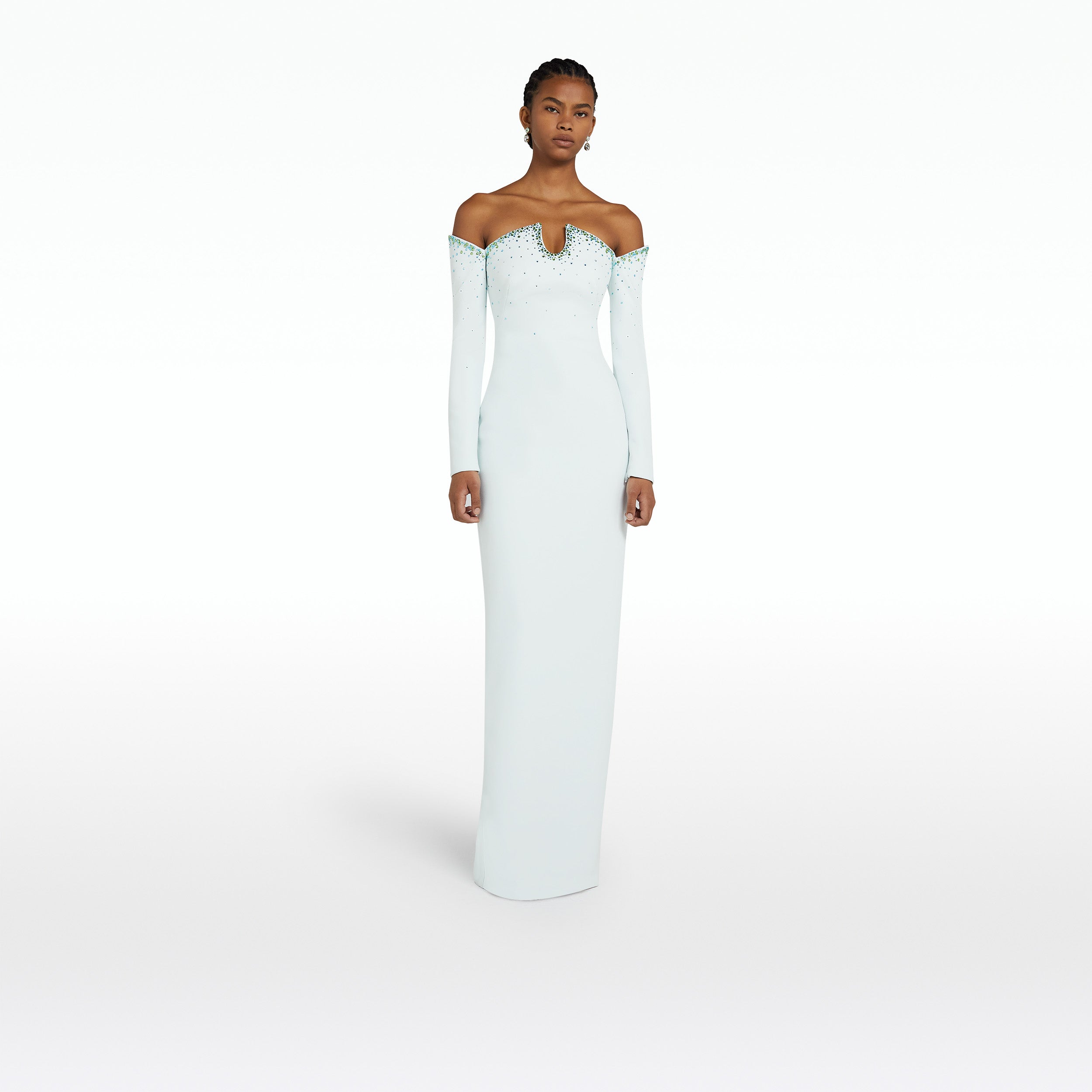 Bessy Glacier Long Dress