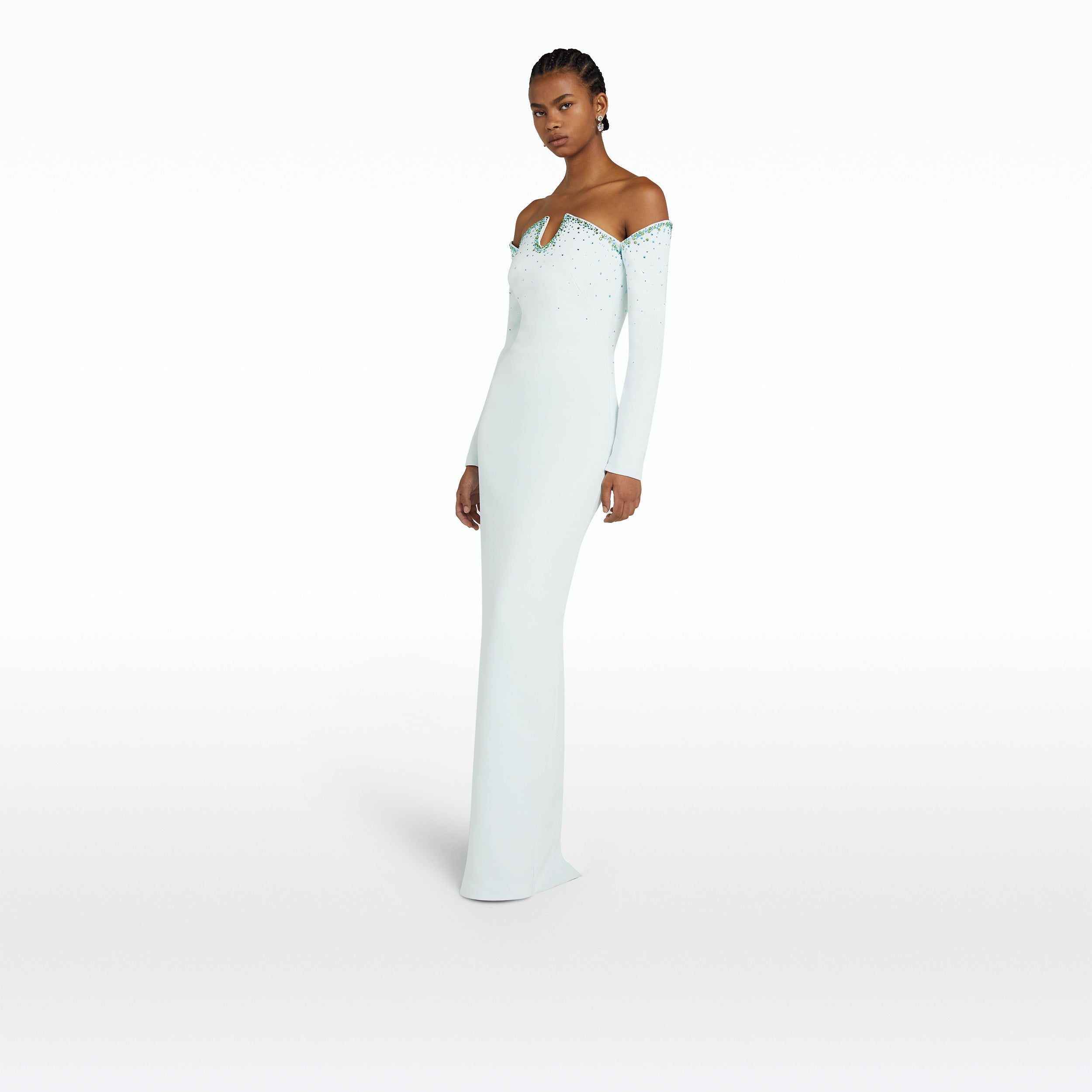 Bessy Glacier Long Dress