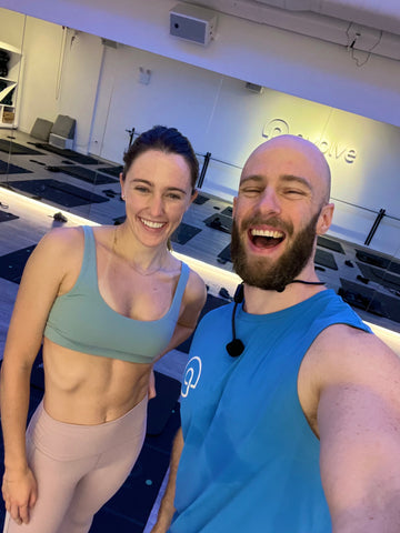 Pvolve Member Paige and Pvolve Trainer Zach | Pvolve