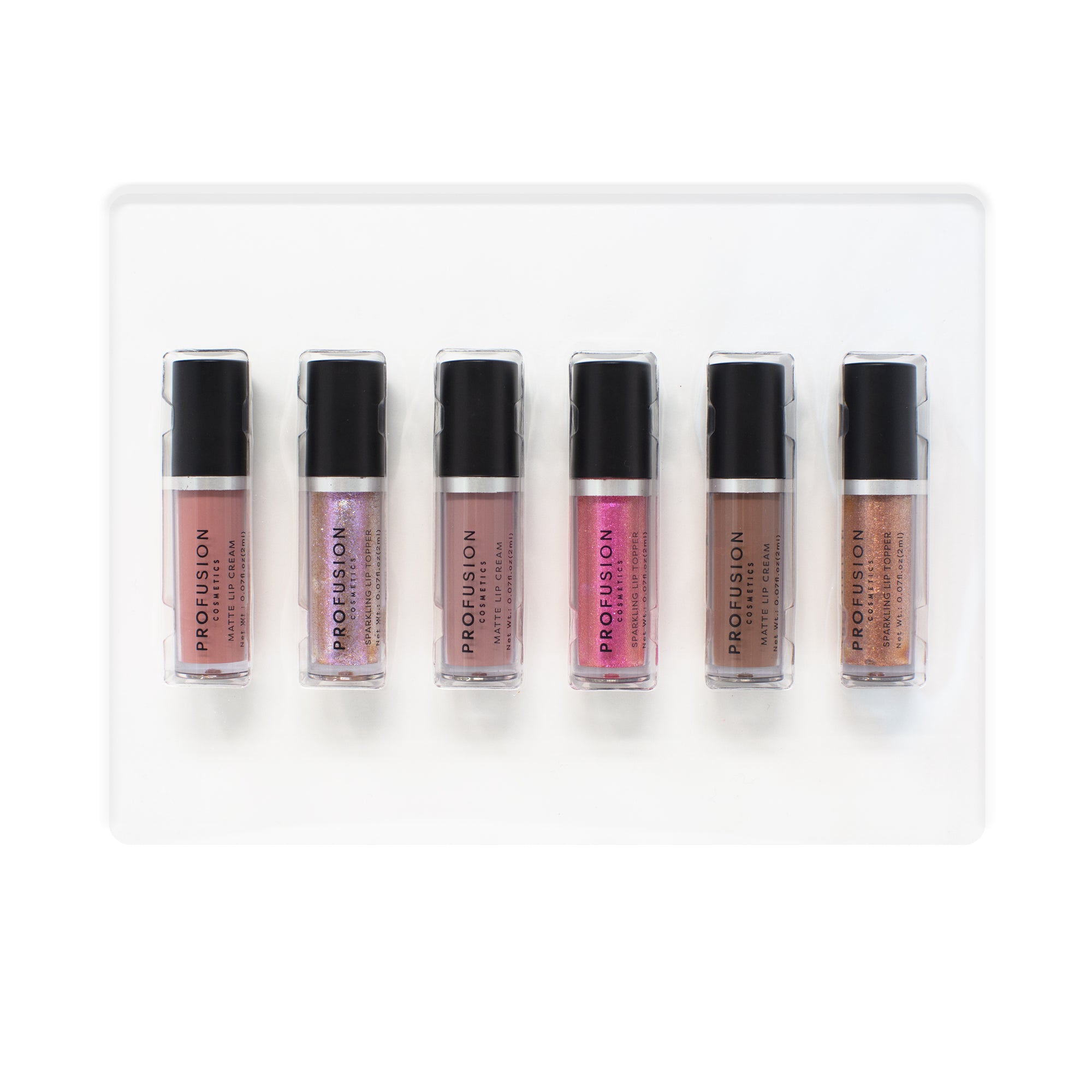 COLOUR SPELL MINI LIPS  6 PC LIP GLOSS SET - Profusion Cosmetics UK