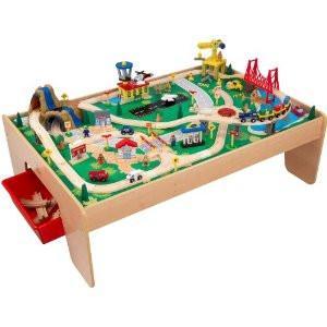 kidkraft train table set up