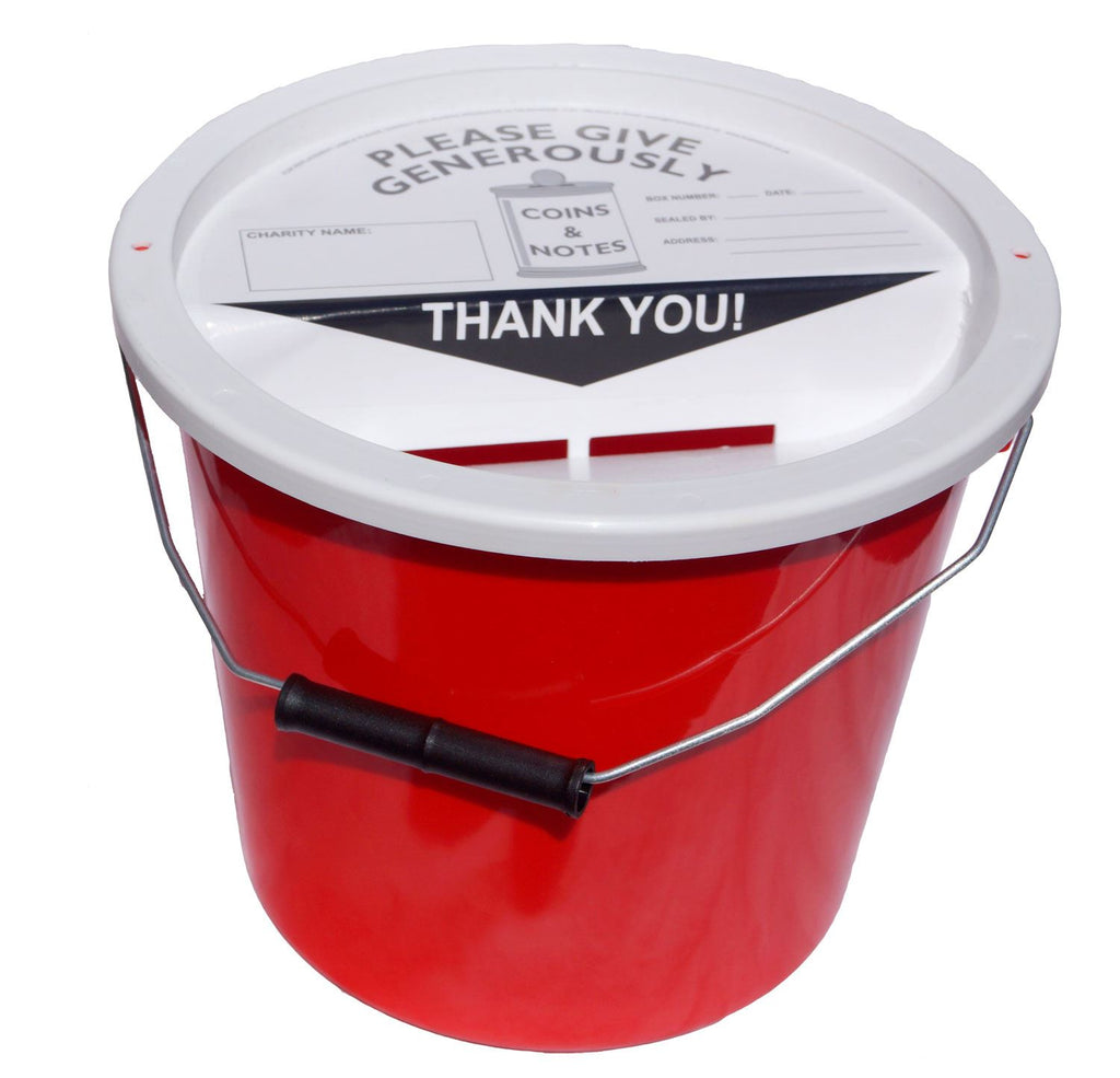 Charity Money Collection Bucket with Lid - 5.7 Litres – Charnwood ...