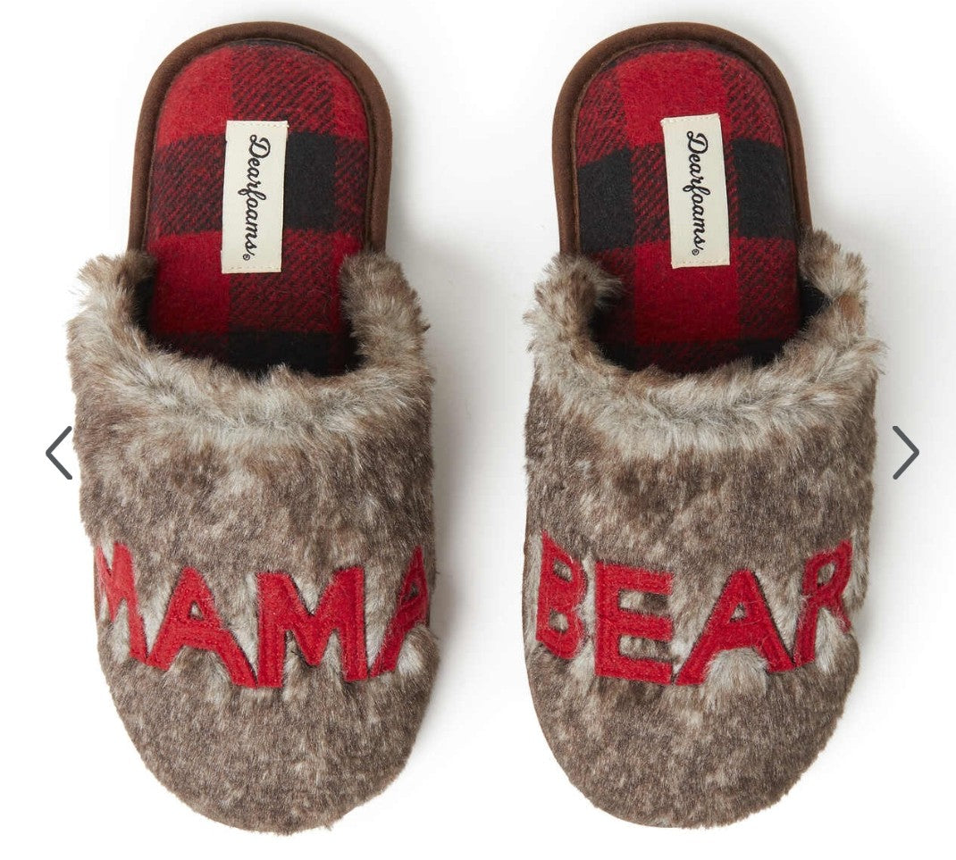 Dearfoams mama bear slippers – Angela 