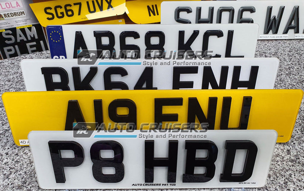 4D Short Number Plates