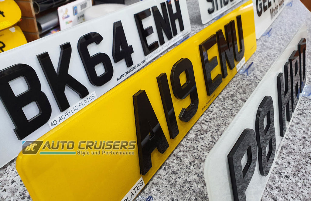 4D Number Plates