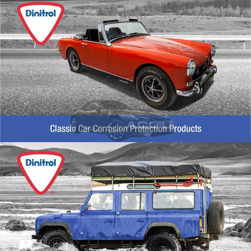 4x DINITROL BROWN Underbody Rust Proofing Corrosion Protection SPRAY + EXT
