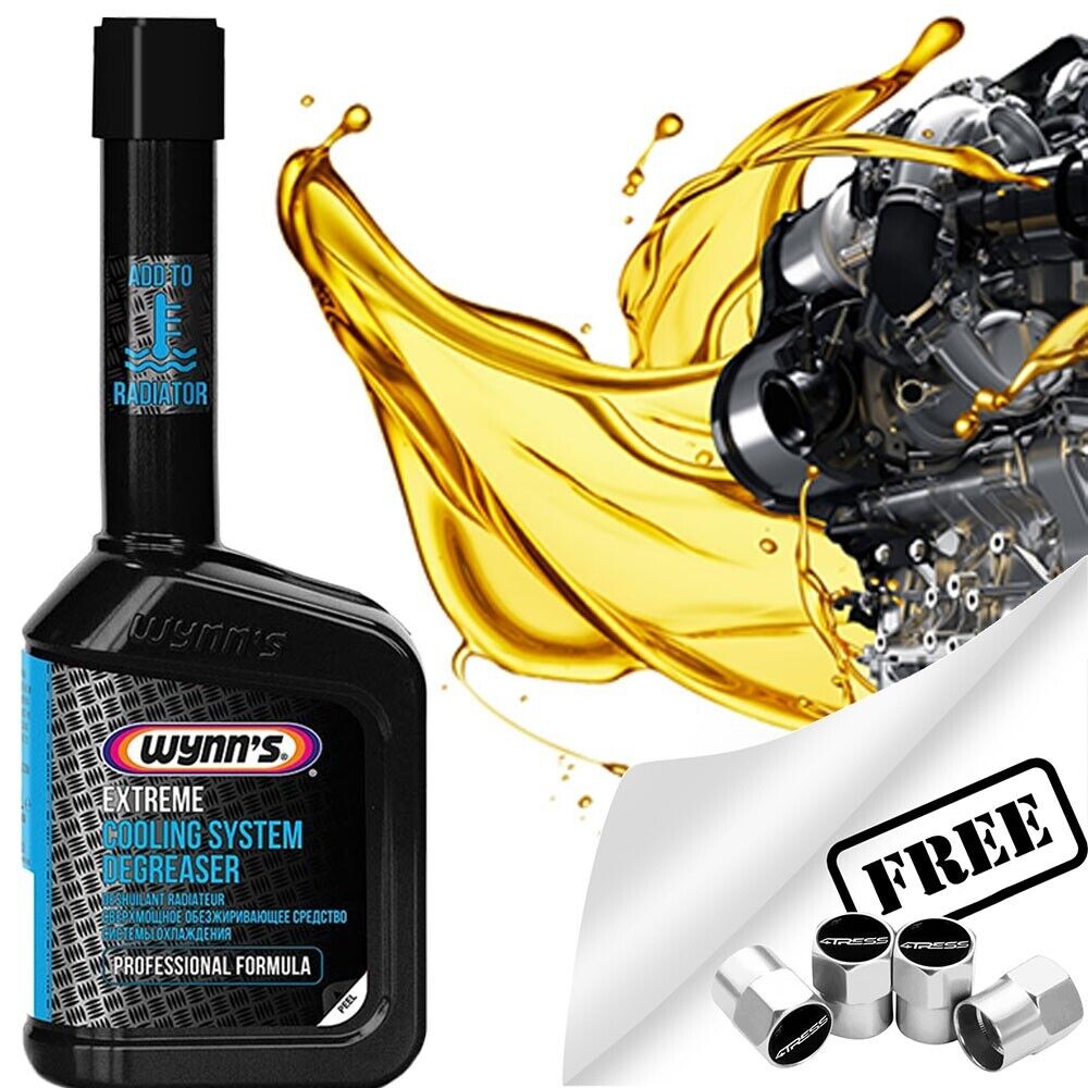  Wynns Professional Formula Extreme Car Radiator Cooling System Degreaser +Caps