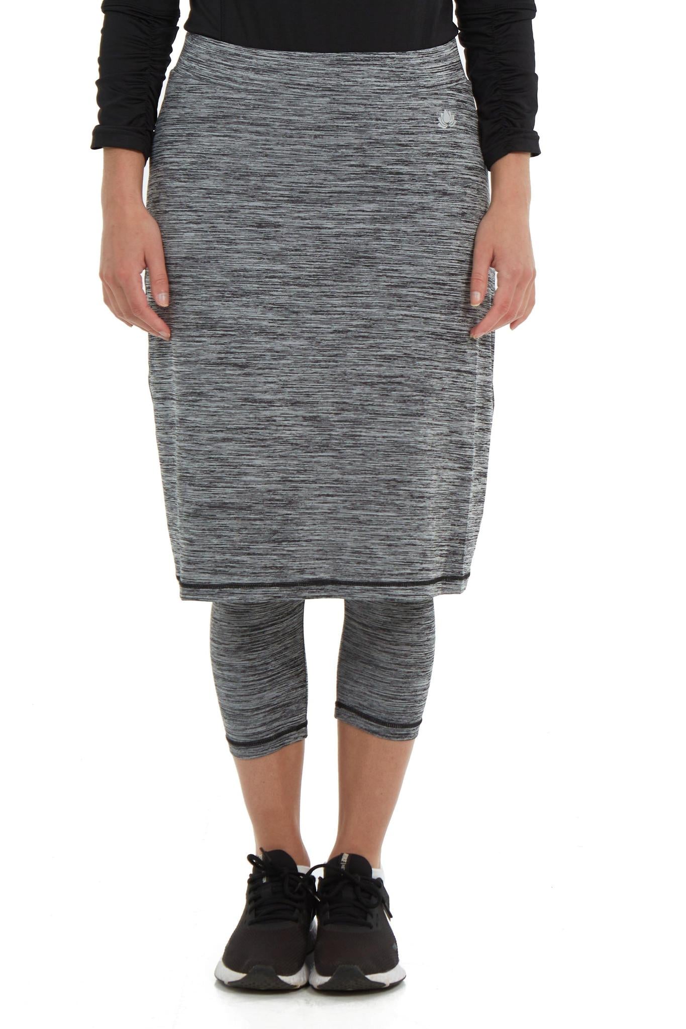 SpaceDye Snoga Athletic Skirt in Grey#N#– Jupe de Abby