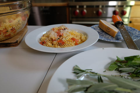 Marcella Hazan's Pasta with Four Herbs