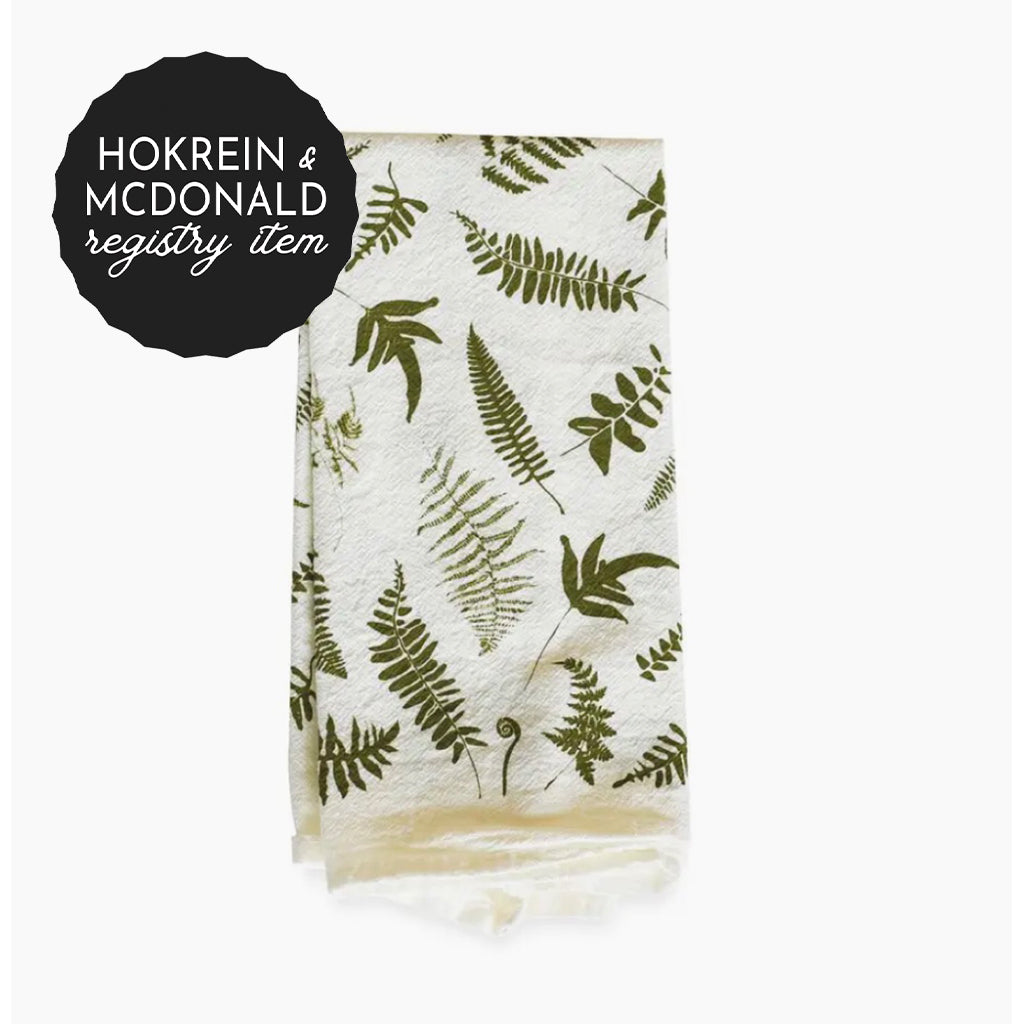 *REGISTRY ITEM: S/4 Fallen Ferns Napkins*