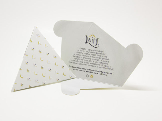 All LoilJ earrings come in our beautiful LoilJ packing.  Each package is detailed instructions on how to use the product, so they make great gifts!