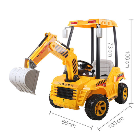 electric ride on excavator