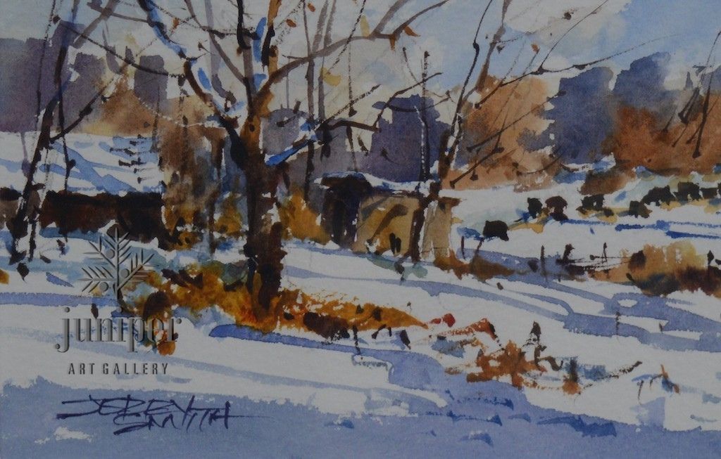 (Unframed) JS21-02 original watercolor by Jerry Smith