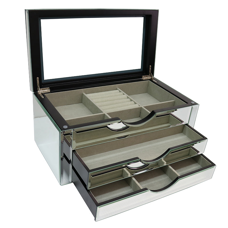 Glass Mirror Jewellery Box – Northampton-nz