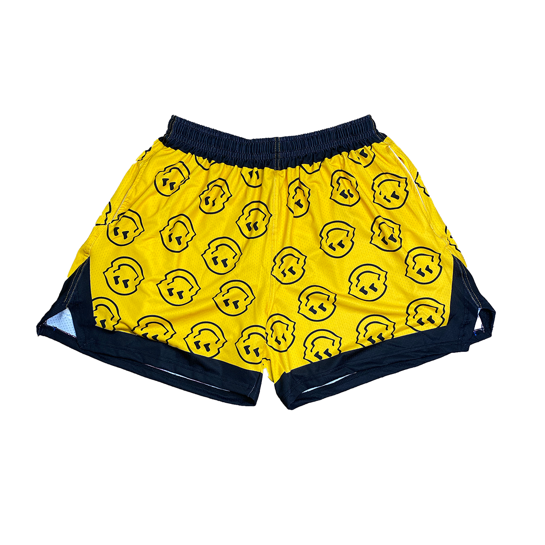 T.T. Men Cool Printed Shorts Pack Of 2 Yellow::Black 95cm/XL / yELLOW::BLACK