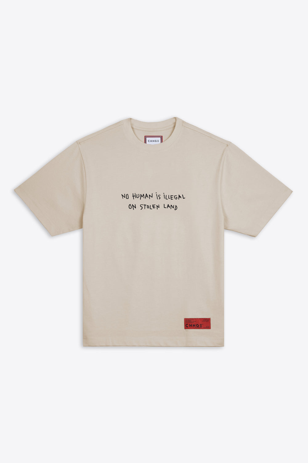 No Human is Illegal S/S Tee (Ash)