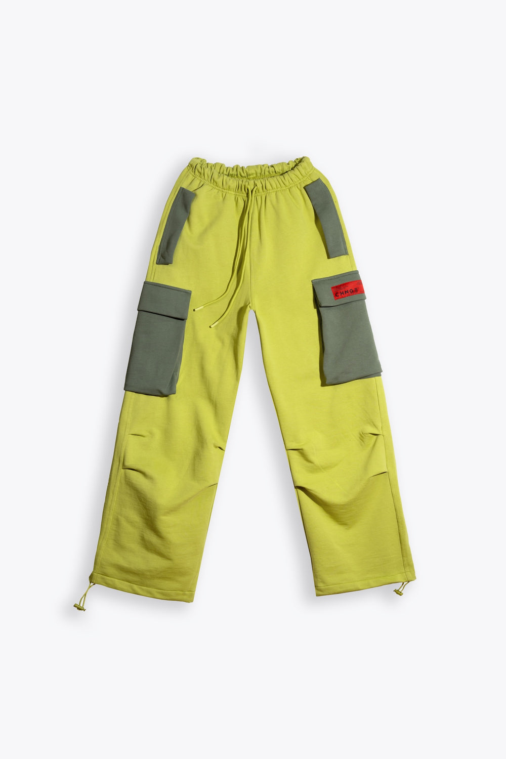 Colorblocked Cargo Pant (Algae)