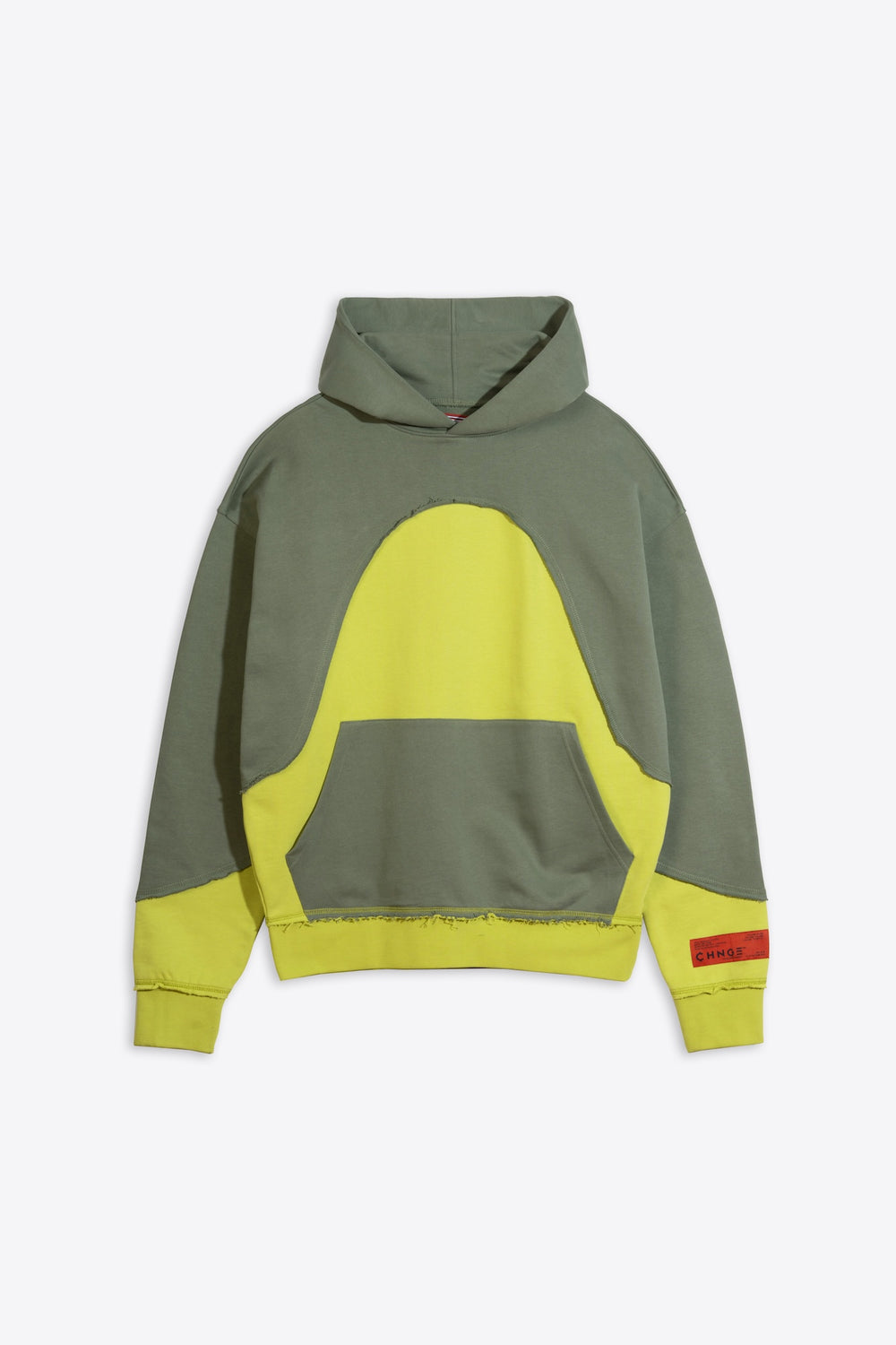 Crescent Blocked Hoodie (Algae)