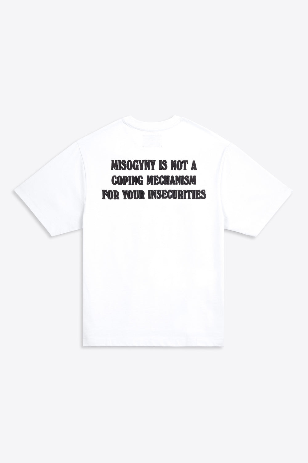 Misogyny is Not a Coping Mechanism S/S Tee (White)