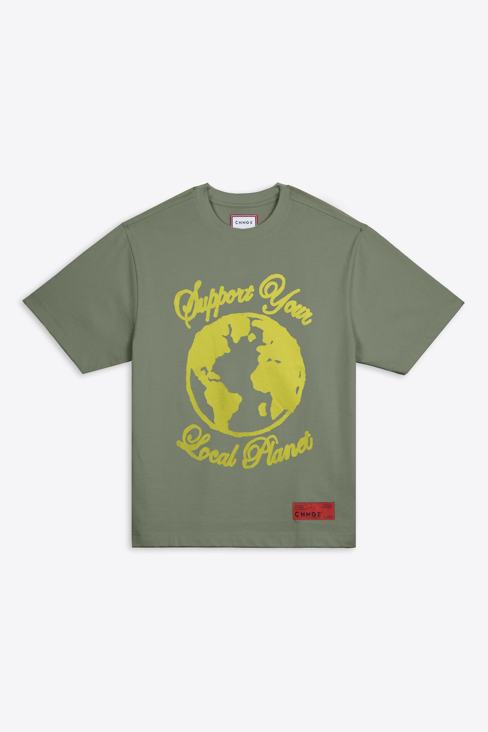 Support Your Local Planet S/S Tee (Kelp)