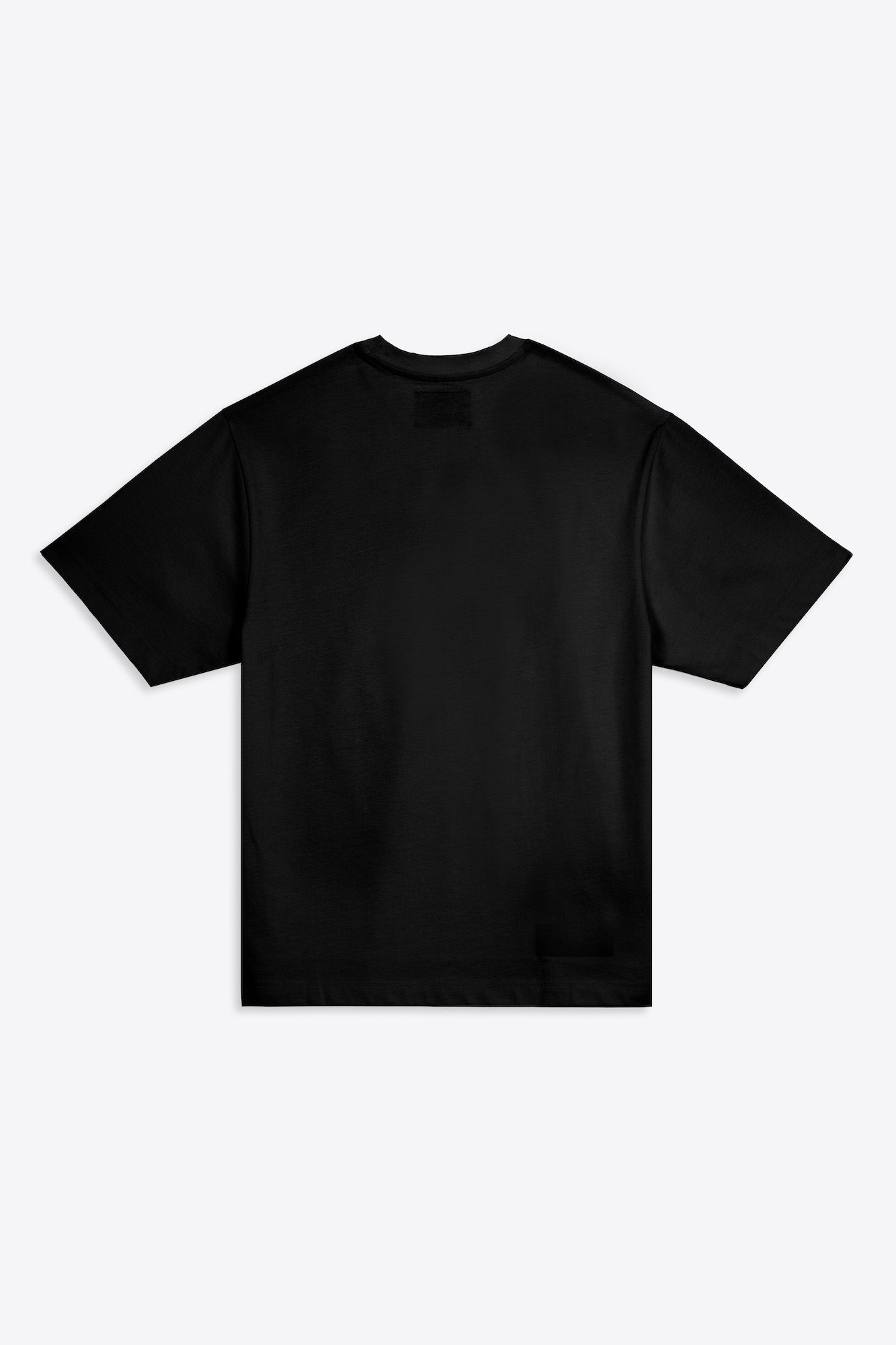 black t shirt front