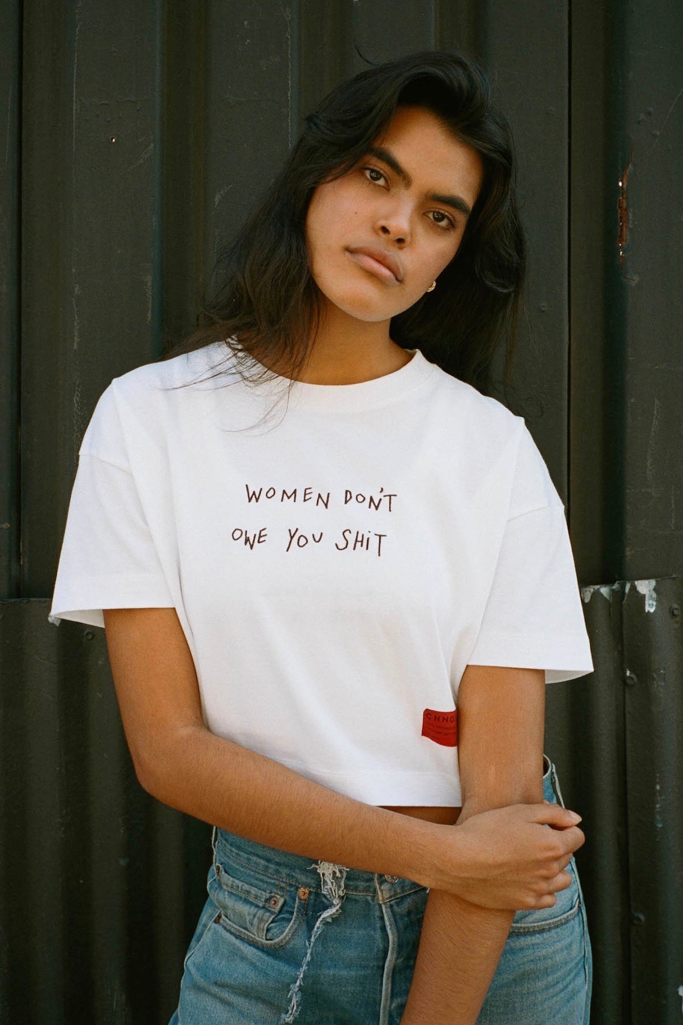 Women Don't Owe You Shit S/S Tee (white)