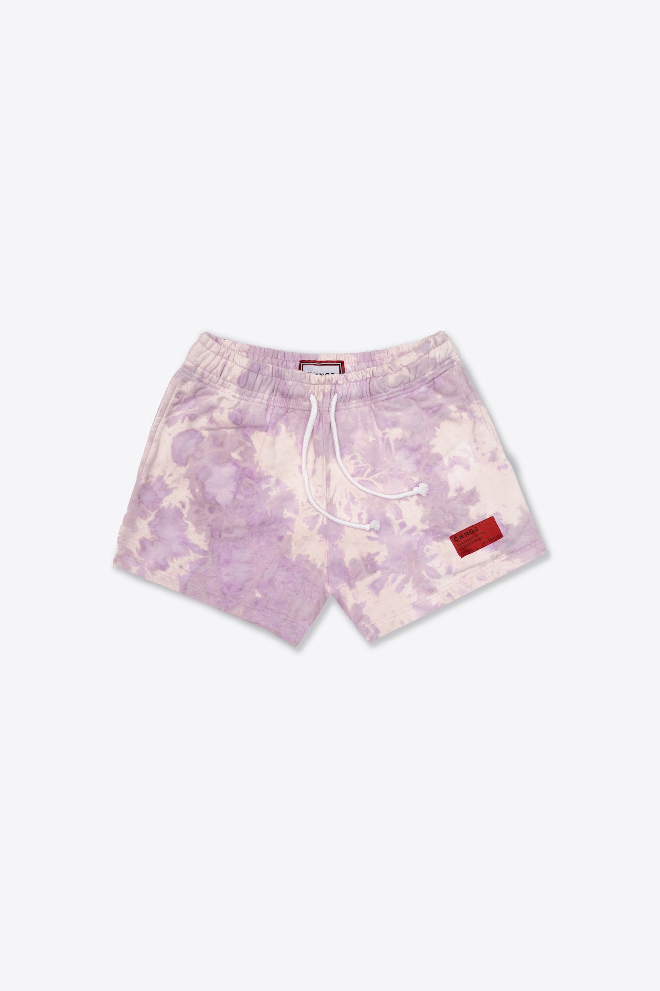 Mauve Marbled Tie Dye Sweatshorts