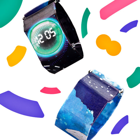 led paper watch