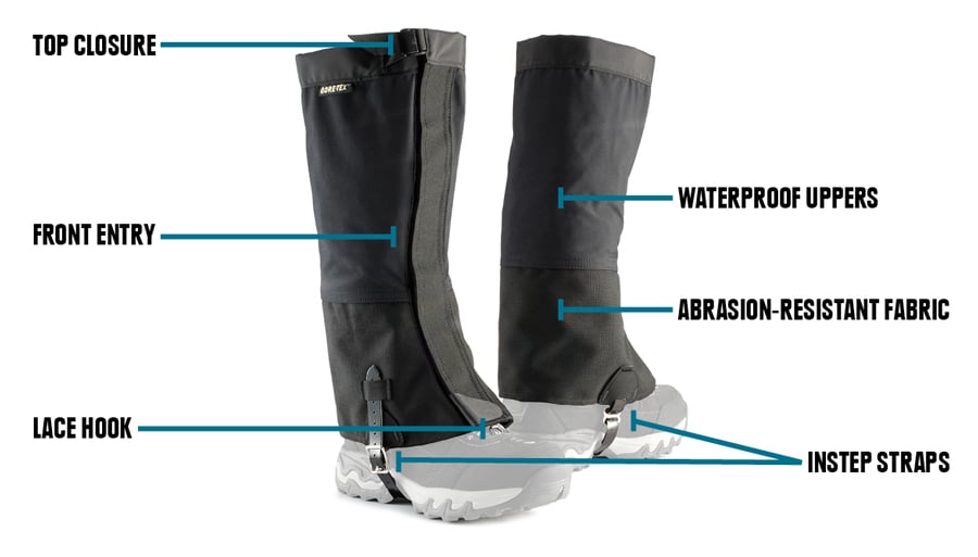 New Outdoor Waterproof Legging Gaiter, One pair – TOUGHM